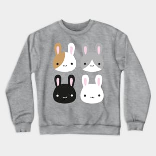 Kawaii Bunny Rabbits Crewneck Sweatshirt